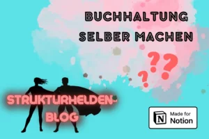 Buchhaltung selber machen Blogartikel Vorschaubild