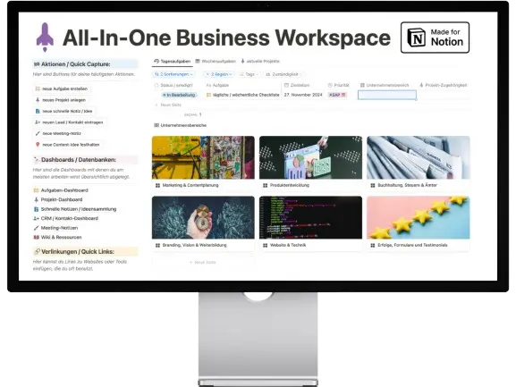 Notion All-In-One Business Workspace.